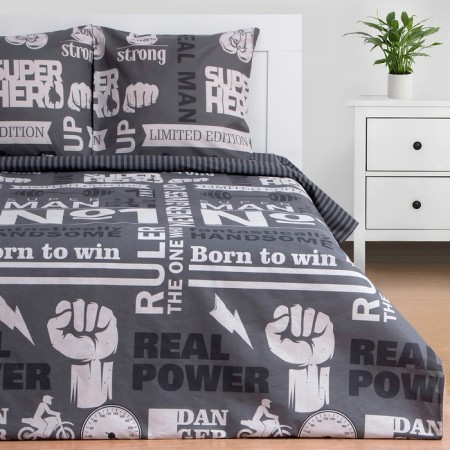 Bed linen "Ethel" duet Super Man 143*215 cm - 2 pcs, 240*220 cm, 70*70 cm -2 pcs-2