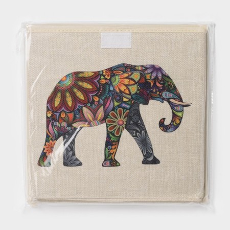 Stelly box for storage "Elephant", 30 × 30 × 28.5 cm-5