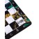 The chess field "Malachite" 40 x 40 x 0.2 cm, rubber