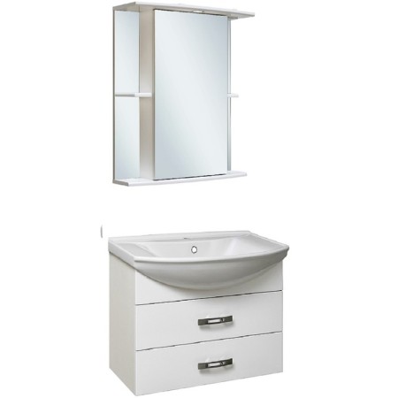Mirror-chip "Madrid 60" Right 24 x 60 x 75 cm-1