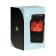 Portable heater Luazon LTO-09, 500W, 23 m², 2 modes, black, Eurovilka