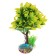 Artificial aquarium plant, 15.5 x 12 x 20.5 cm