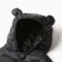 Warm vest of children, black color, height 92-98 cm