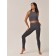 Women's top with a halter neckline Mirey Top Halter Neck, size 44-46, color graphite