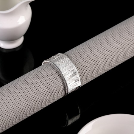 Ring for napkins "Aurora", 4.5 × 2 cm, silver color
