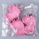 The basis for creativity and decoration "Unicorn", a set of 3 pcs., Size 1 pc. - 10 × 9.5 × 2.5 cm