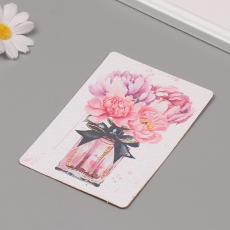 Growing postcard "Peonies" 10*15 cm-1