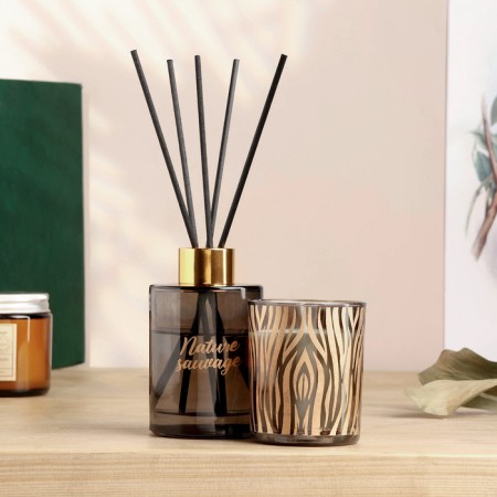 Set in the cell "Love Home" Diffuser 100 ml and a candle of 6x7 cm, wild blueberries-1