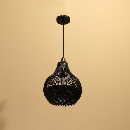 Ceiling Lamp from Rotan "Stephen" 1x120W, E27, 30x30x35cm-1