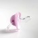 Orthodontic dummy nipple, silicone, from 6 months, with a cap, mix for a girl