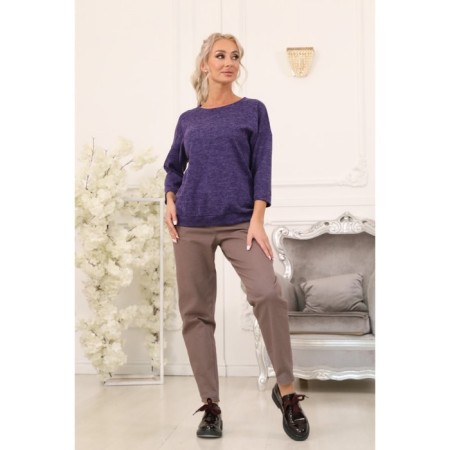 Female jumper, size 46, purple color-6