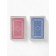 Plastic Plastic Cards 54 pcs "poker", 19 μm, map 5.5 x 8.5 cm, set 2 decks