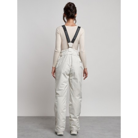 Semi -combinezone female ski insulated, size 46, white color-6