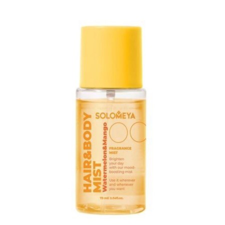Mist perfumery for hair and body Solomeya "Arbuz and Mango", 75 ml