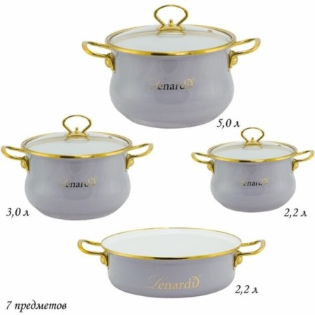 Lenardi miguel dishes set, 7 items