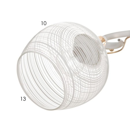 Cellular Jacqueline 5he27 40W is white, gold-5