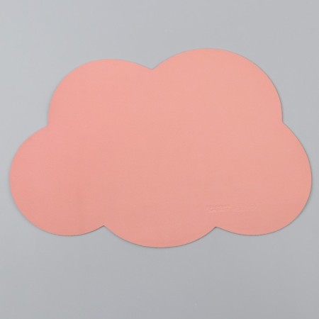 Rug for a bowl “cloud”, 39 x 27 cm, mint color-3