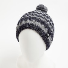 Male hat, color gray melange, size 57-59