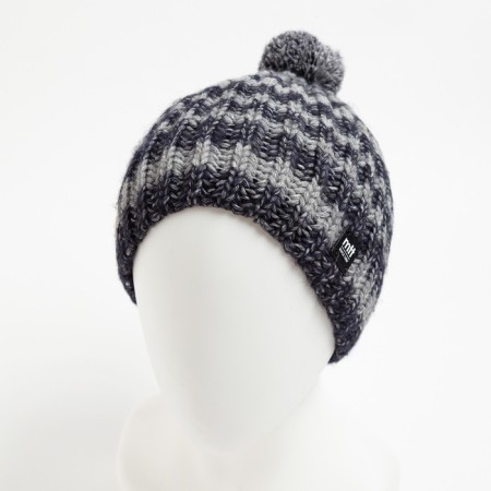 Male hat, color gray melange, size 57-59
