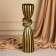 Climber for one candle “Knot” color Black-gold 39 x 10.5 x 10.5 cm