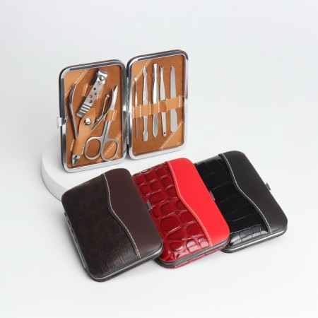 Manicure set, 8 items, in case, color mix-2