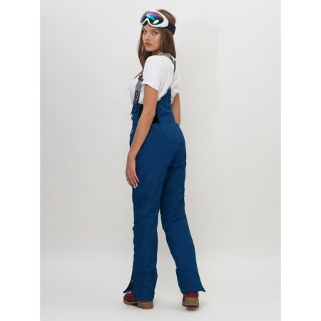 Ski-loving pants, size 42, dark blue color-10