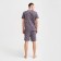 Pajama men's kaftan "game" size 48, gray