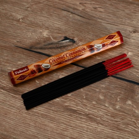 Incense "tulasi" 20 fragrances of coconut and cinnamon-2