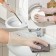 Economic gloves Raccoon, PVC, 70 g, size L, white color
