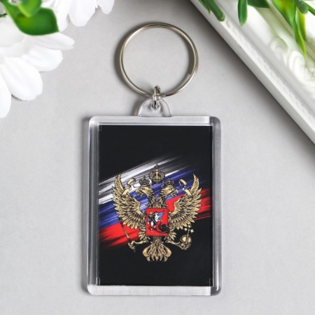 Acryl keychain "Two -headed eagle" 3.5x5 cm-1
