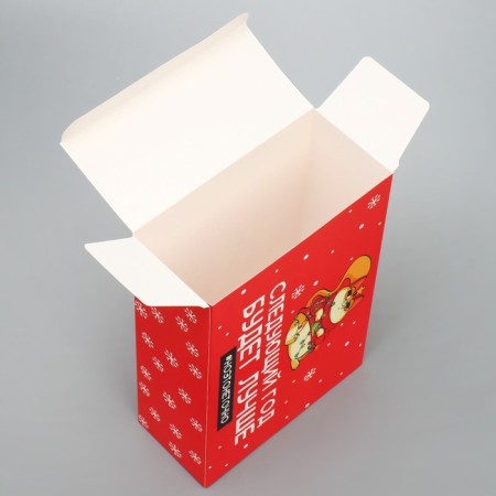 Folding box “Next year will be better”, 16 x 23 x 7.5 cm, New Year-3