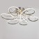 Lamp with PDU 69539/1 LED 102W Dimmer Chrome 71x71x17 cm Bayerlux