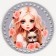Bottoms for knitting 2 in 1 "Girl with a kitten", circle 15 cm, HDF 3 mm