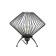 Gorgon table lamp, 1x60W E27, black color