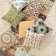 Decorative pillowcase 40x40 cm, Circle Beige, 100% cotton