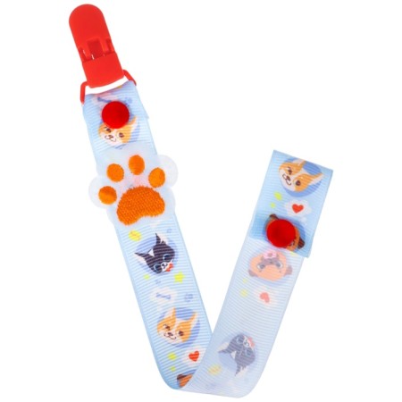 Holder for the nipple - dummy "Trend. Dogs ", on the tape-2
