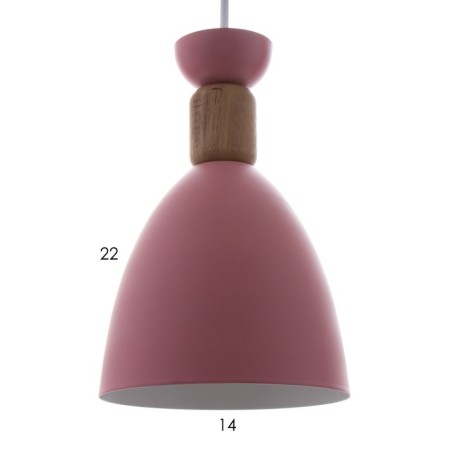 Lamp Bayerlux "Kandy" 1xe27 40W pink 16x16x20-120 cm-6