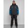 Male winter ski costume, size 48, black color