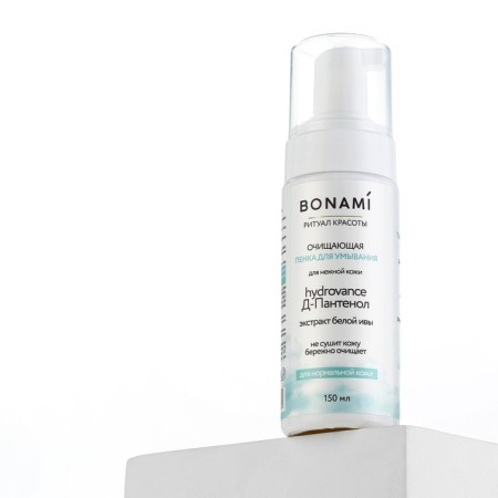 Foam for washing with white willow extract, 150 ml, bonami-5