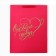 Laminated vertical packet “From the whole heart”, glitter, l, 31 × 40 × 11.5 cm