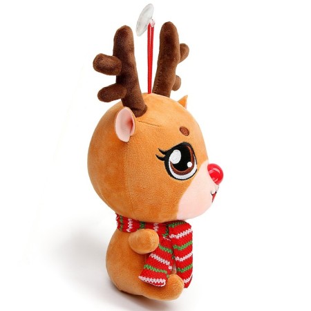 Soft toy "Olenenok", 20 cm, brown color-2