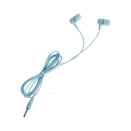 Headphones CB-52, wired, vacuum, microphone, 1 m, jack 3.5 mm, blue-1