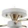 Estel chandelier 3he27 40W white-gold 60x60x23 cm Bayerlux
