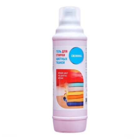 Liquid for washing "fresh", gel, for colored tissues, 1 liter