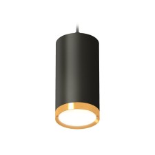 Suspension lamp Ambrella Light, XP8162013, GX53 LED 12 W, color black sand, yellow gold