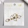 Decor for creativity metal, enamel "Bee on a ring" silver 1.3x1.6 cm