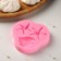 Mold "Laguna", silicone, 8 × 7.5 × 1 cm, pink color