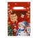 Package "Snowman World is full of miracles", plastic with a cut pen, 20x30 cm, 30 μm