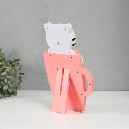 Photo frame plastic 16x11 cm "Tigerok in the cup" pink 29.5x8x19.5 cm-5