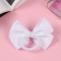 Hair elastic band "Schoolgirl" Bant Peas, 9 cm, white